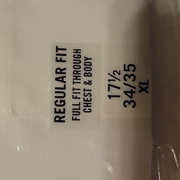 CHAPS Dress Shirt - MEN, 17 1/2, 34/35, XL, Regular Fit, long sleeves - Picture 5 of 5